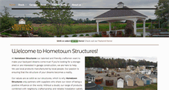 Desktop Screenshot of hometownstructures.com