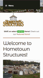 Mobile Screenshot of hometownstructures.com